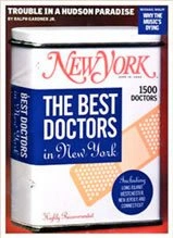New York Magazine Best Doctors in New York cover with bandage graphic
