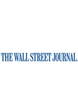 The Wall Street Journal logo in blue serif text on white background