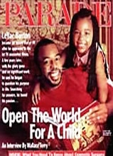 Father Magazine cover featuring smiling father and daughter with headline Open the World for A Child