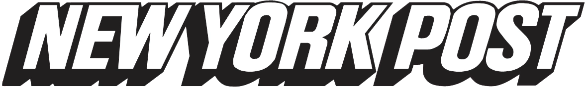 New York Post logo in bold white letters with black outline